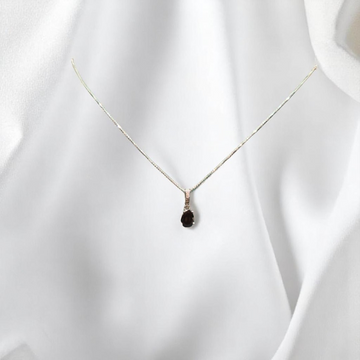925 Silver Black Stone Necklace