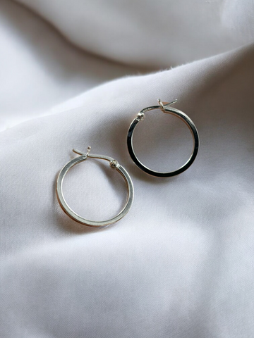 925 Silver Hoop Earrings
