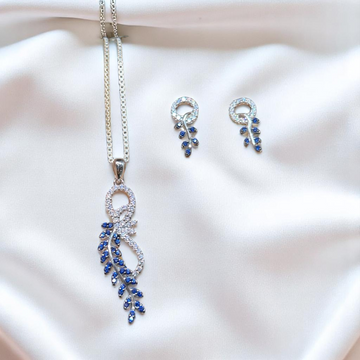 925 Silver Earring & Pendant Set