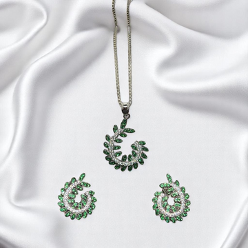 925 Silver Earring & Pendant Set