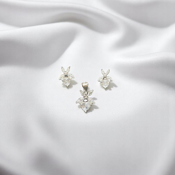 925 Silver Earring & Pendant Set