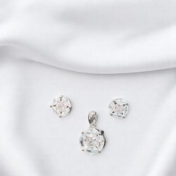 925 Silver Earring & Pendant Set