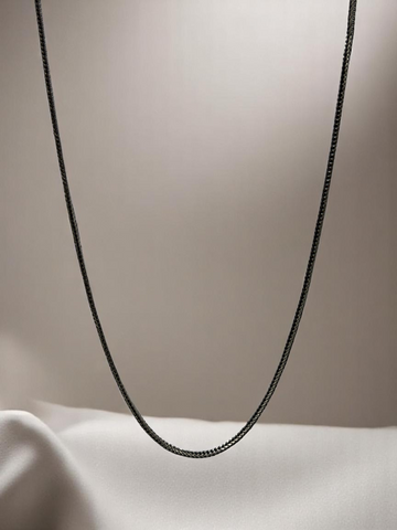 925 Silver Oxidised Neck Chain
