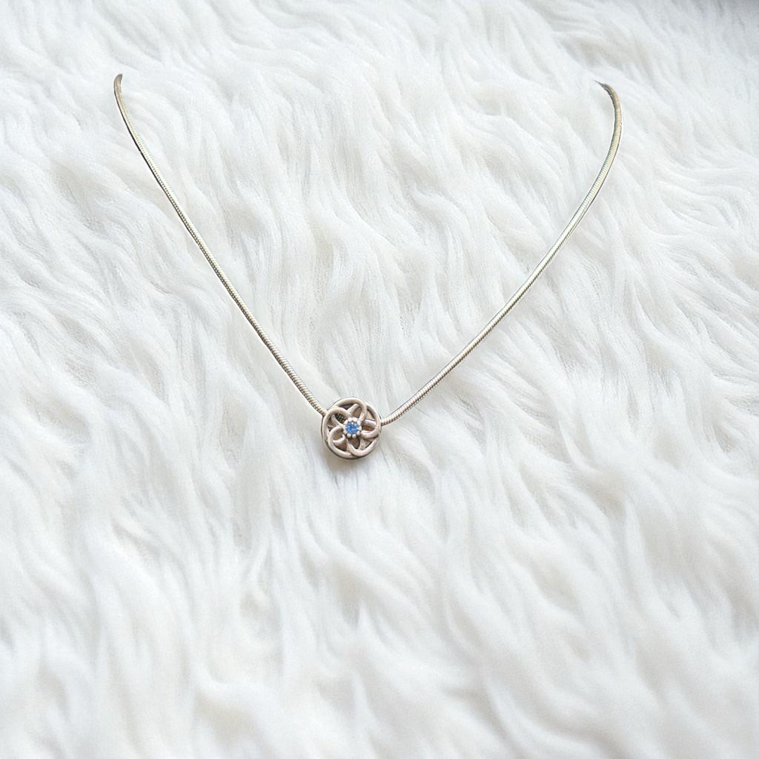 925 Silver Charm Necklace Unisex