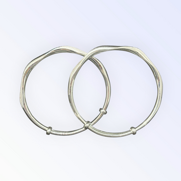 999 Silver Adjustable Bangles