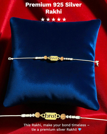 925 Silver Rakhi