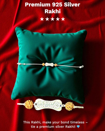 925 Silver Rakhi