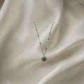 Minimalist 925 silver ultra-lightweight necklace, designed for everyday wear with an elegant and simple appeal.
