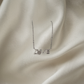 Silver 925 Love Necklace for Her