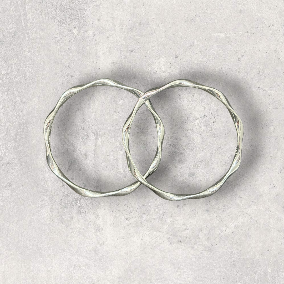 999 Silver Bangles