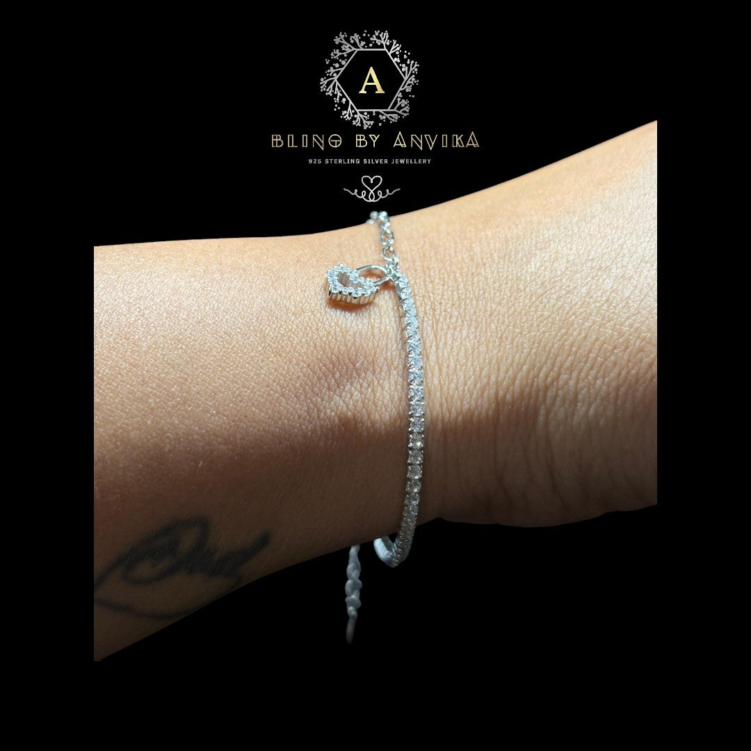 925 Silver Stone  Bracelet