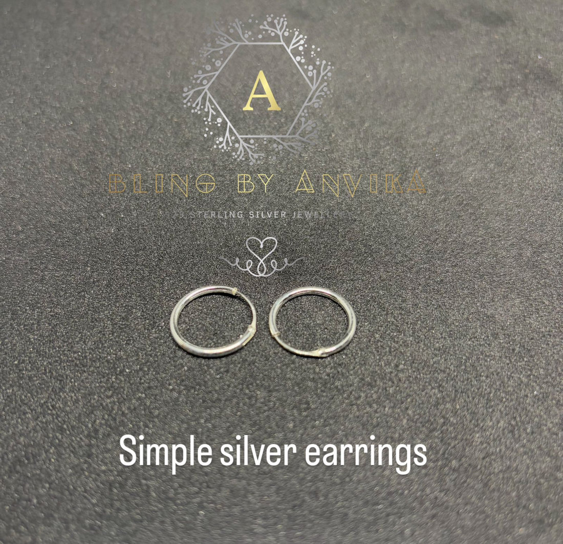 925 Silver Simple Earrings