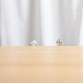 Beautiful 925 silver earrings with a floral design and stunning stone details.