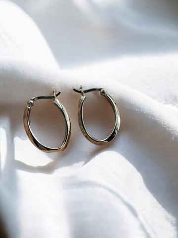 925 Silver Hoop Earrings