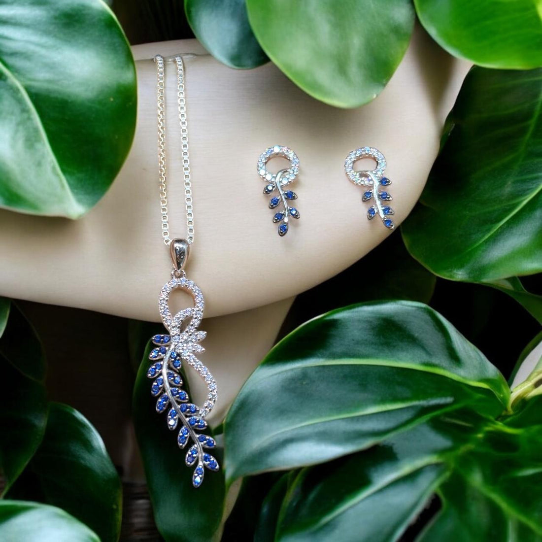 925 Silver Earring & Pendant Set