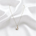 Delicate 925 silver ultra-lightweight heart necklace, designed for effortless elegance and comfort.