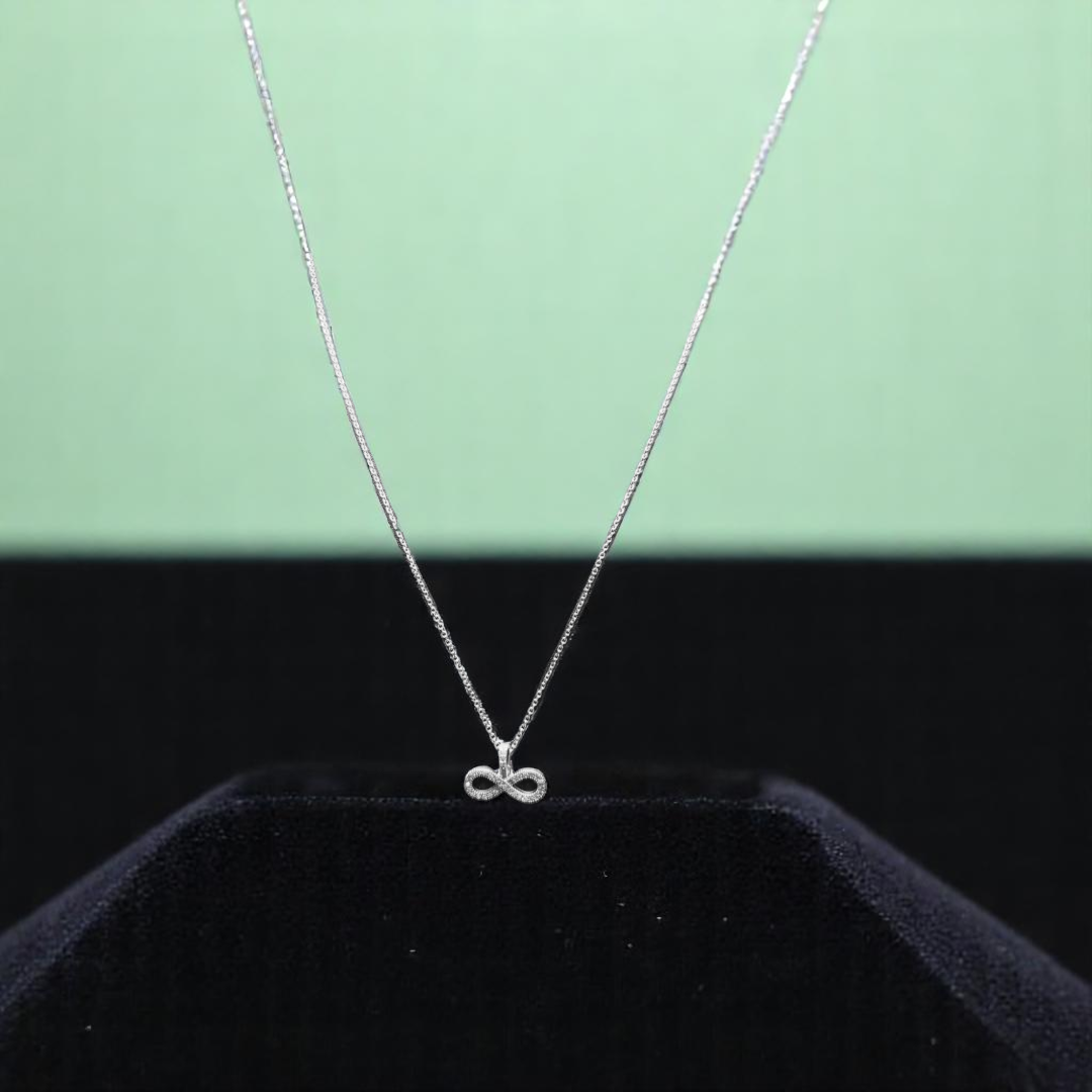 925 Silver Infinity Necklace