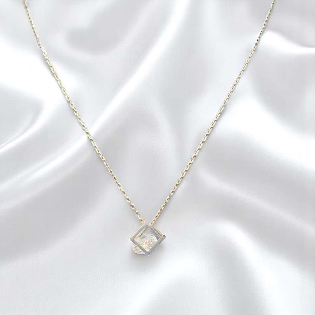 925 Silver Ultra-Lightweight Heart Necklace