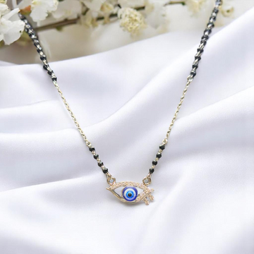 925 Silver Evil Eye Mangalsutra Necklace