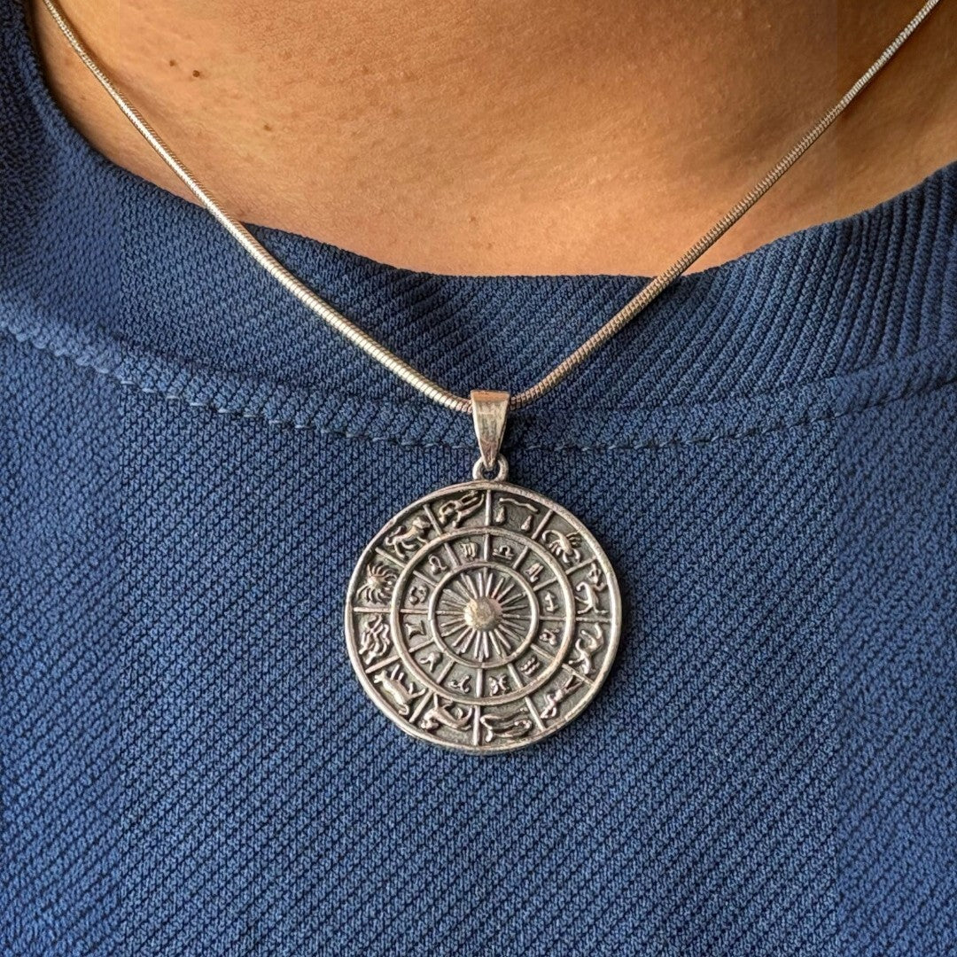 925 Silver Chakra Pendant