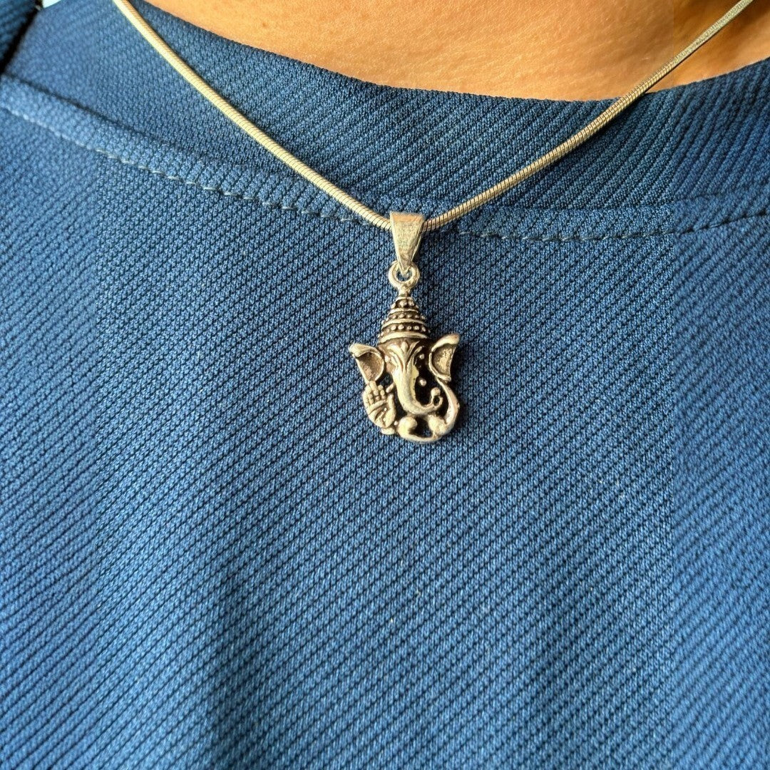 925 Silver Ganapathi pendant