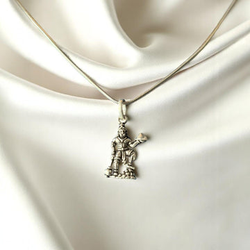 925 Silver Hanuman pendant