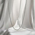 Bold and masculine 925 silver neck chain for men.