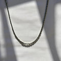 Bold and masculine 925 silver neck chain for men.
