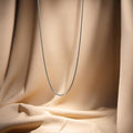 Bold and masculine 925 silver neck chain for men.