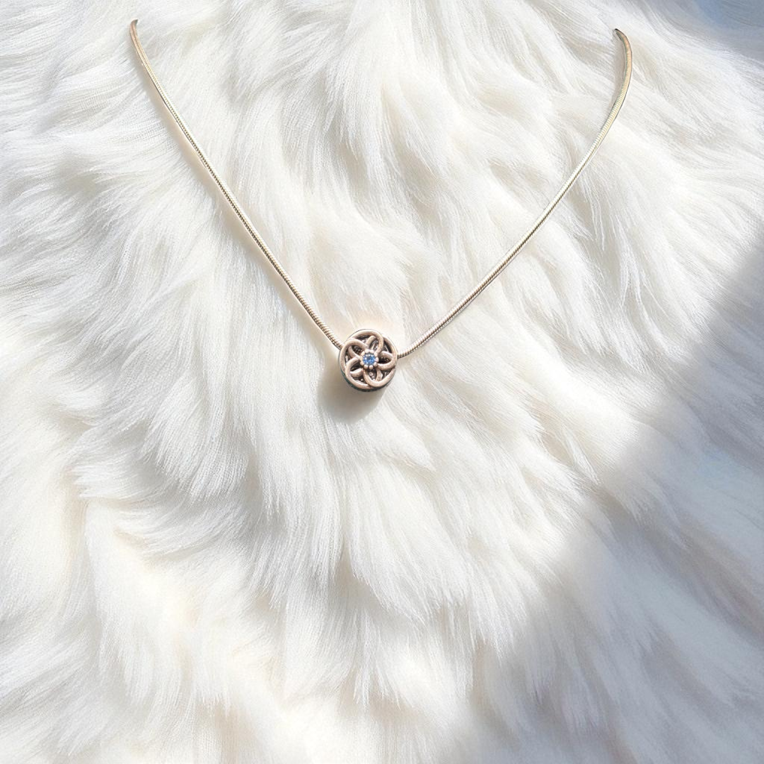 925 Silver Charm Necklace Unisex