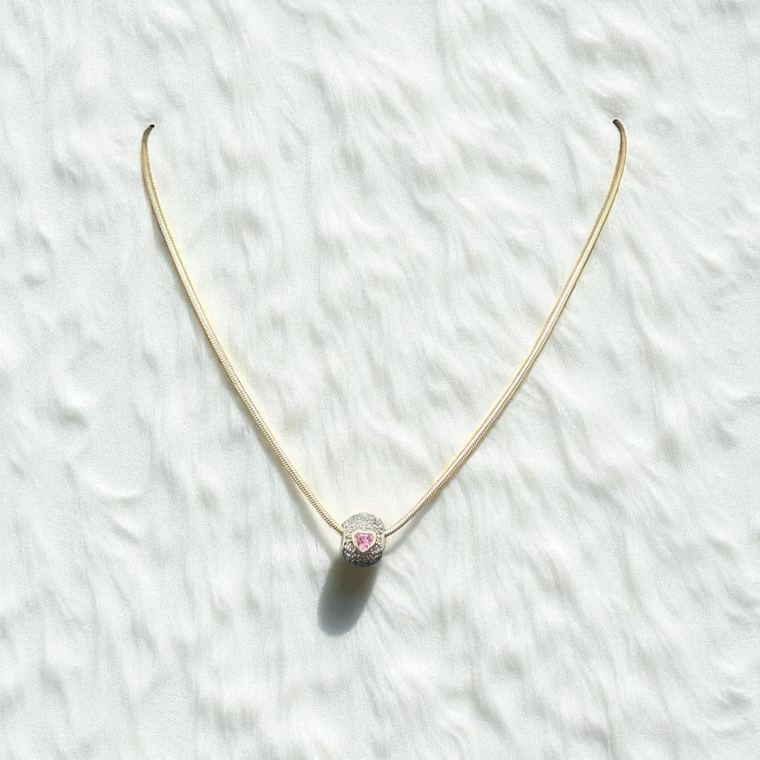 925 Silver Charm Necklace Unisex