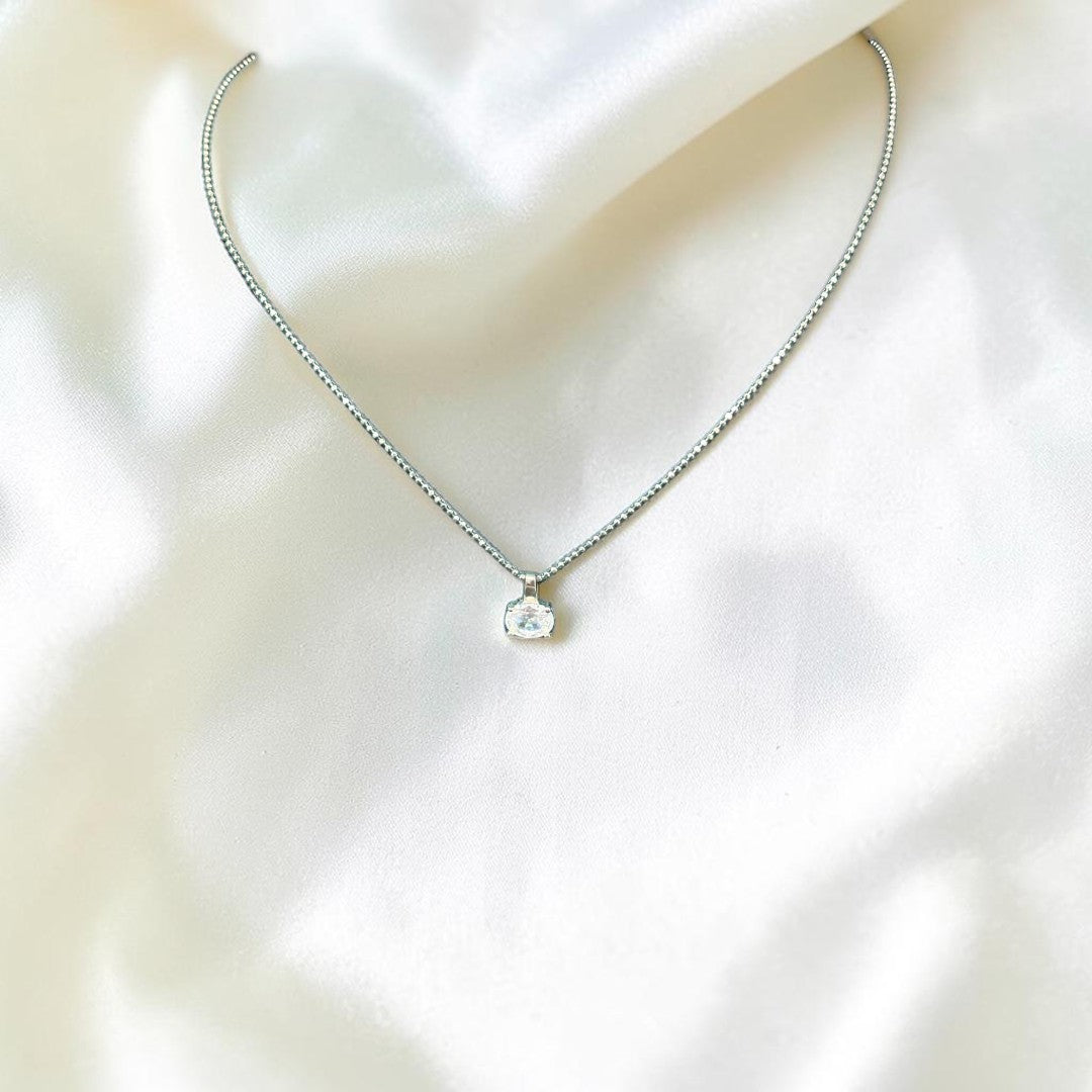 925 Silver Stone Necklace