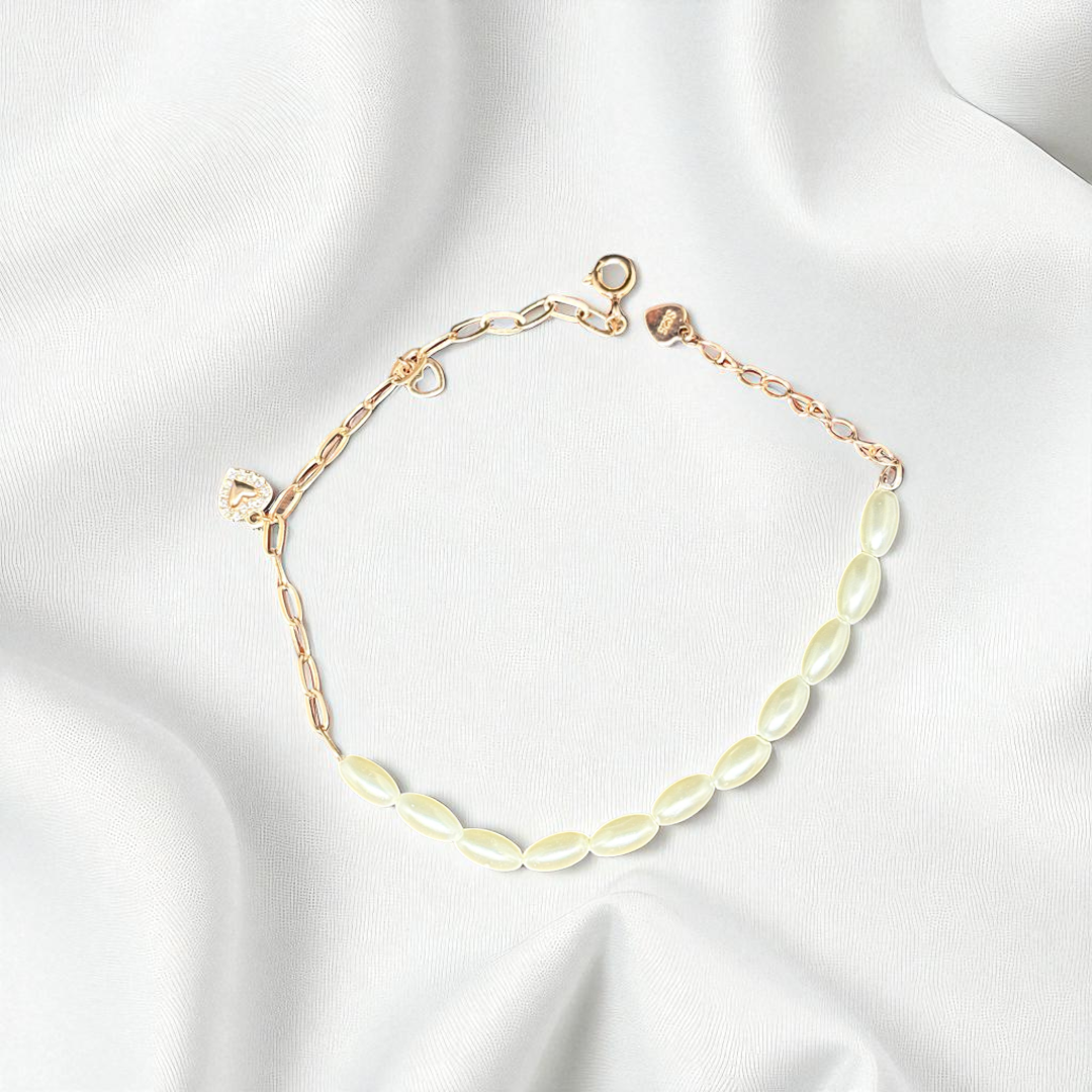 925 Silver Pearl Bracelet