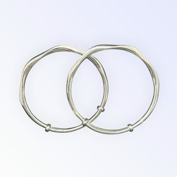 999 Silver Adjustable Bangles