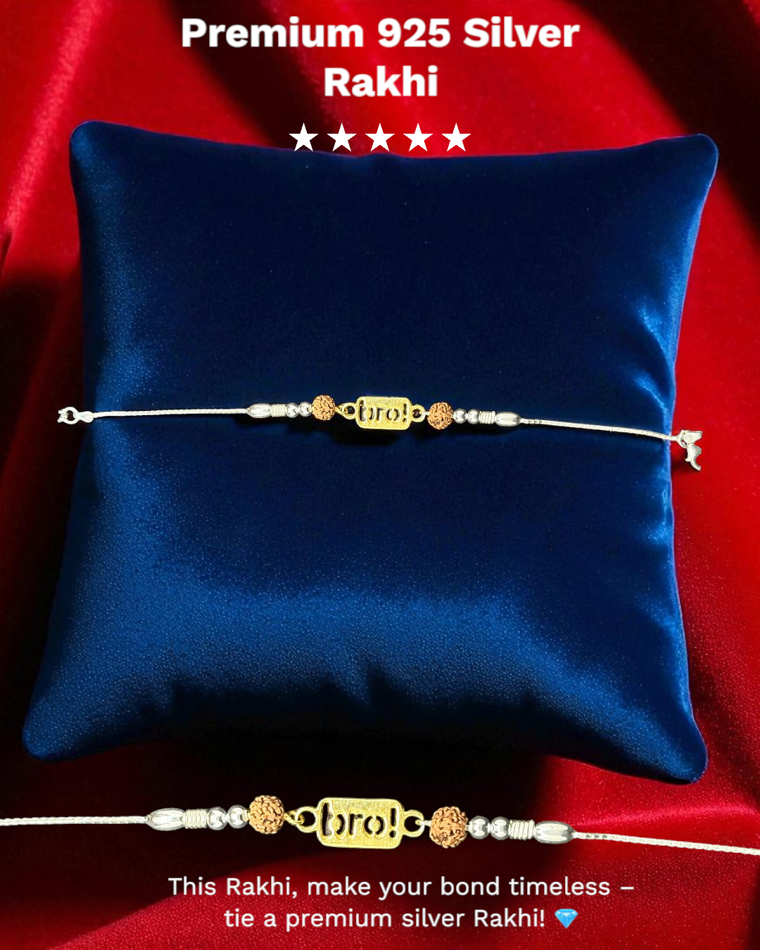 925 Silver Rakhi