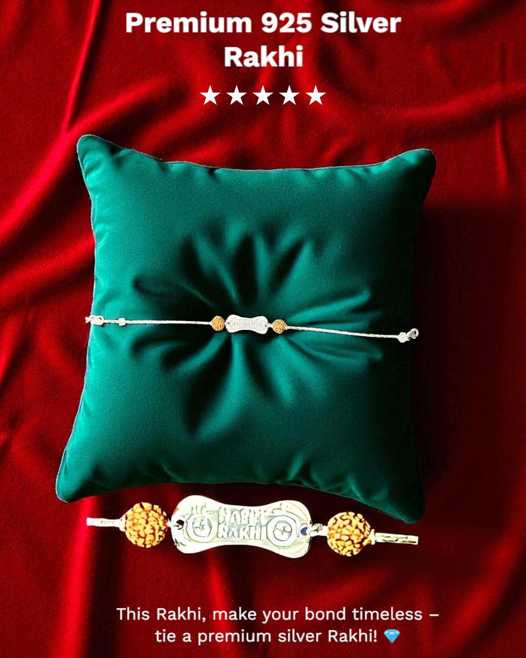 925 Silver Rakhi