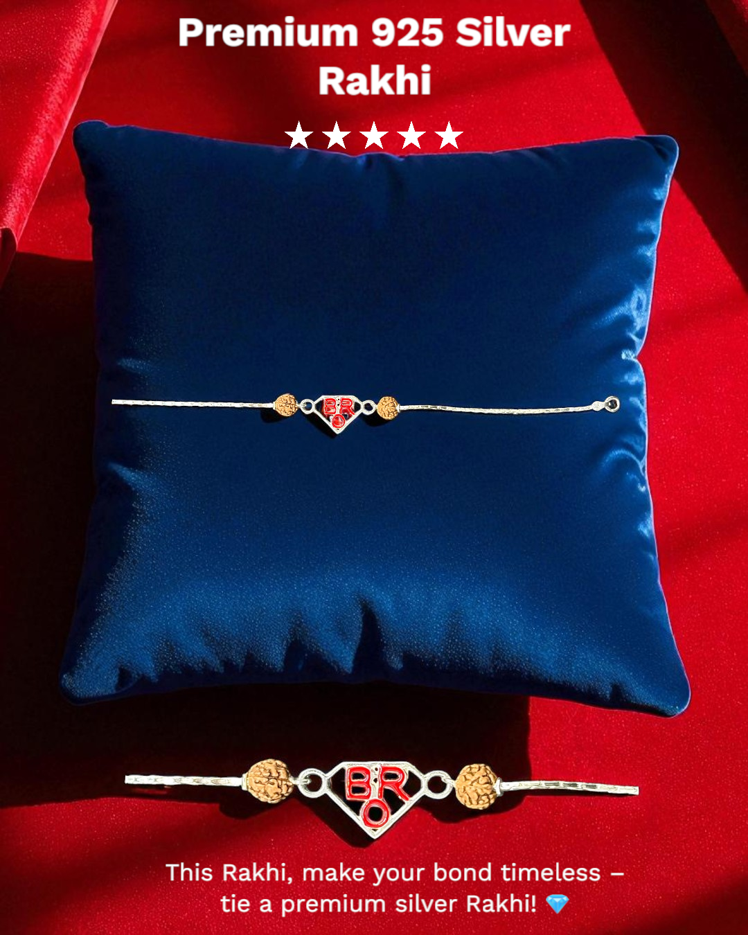 925 Silver Rakhi