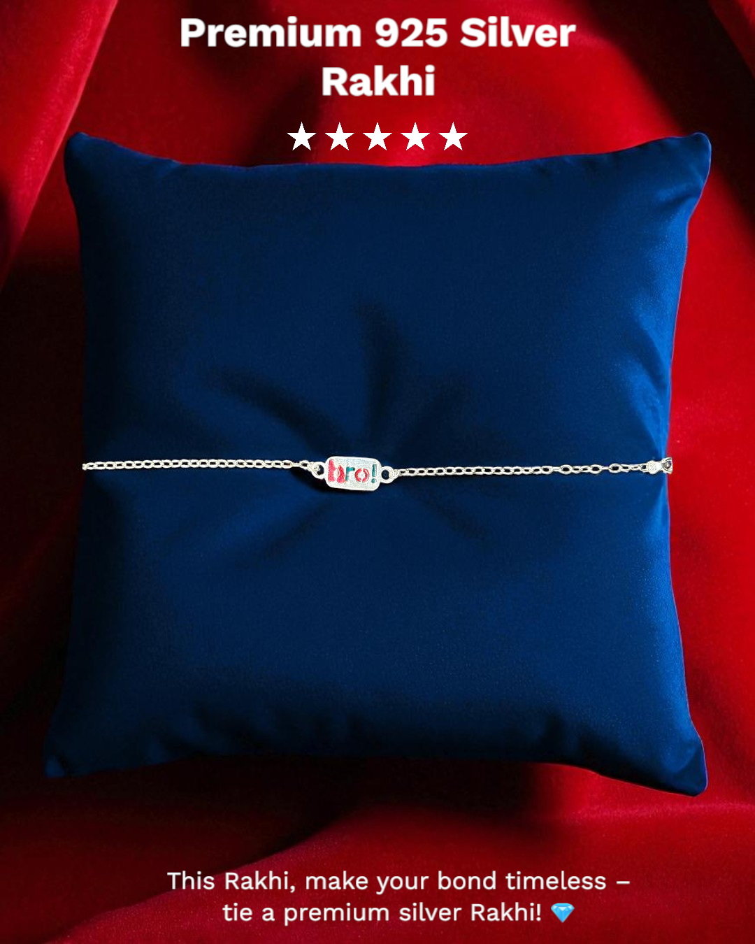 925 Silver Rakhi