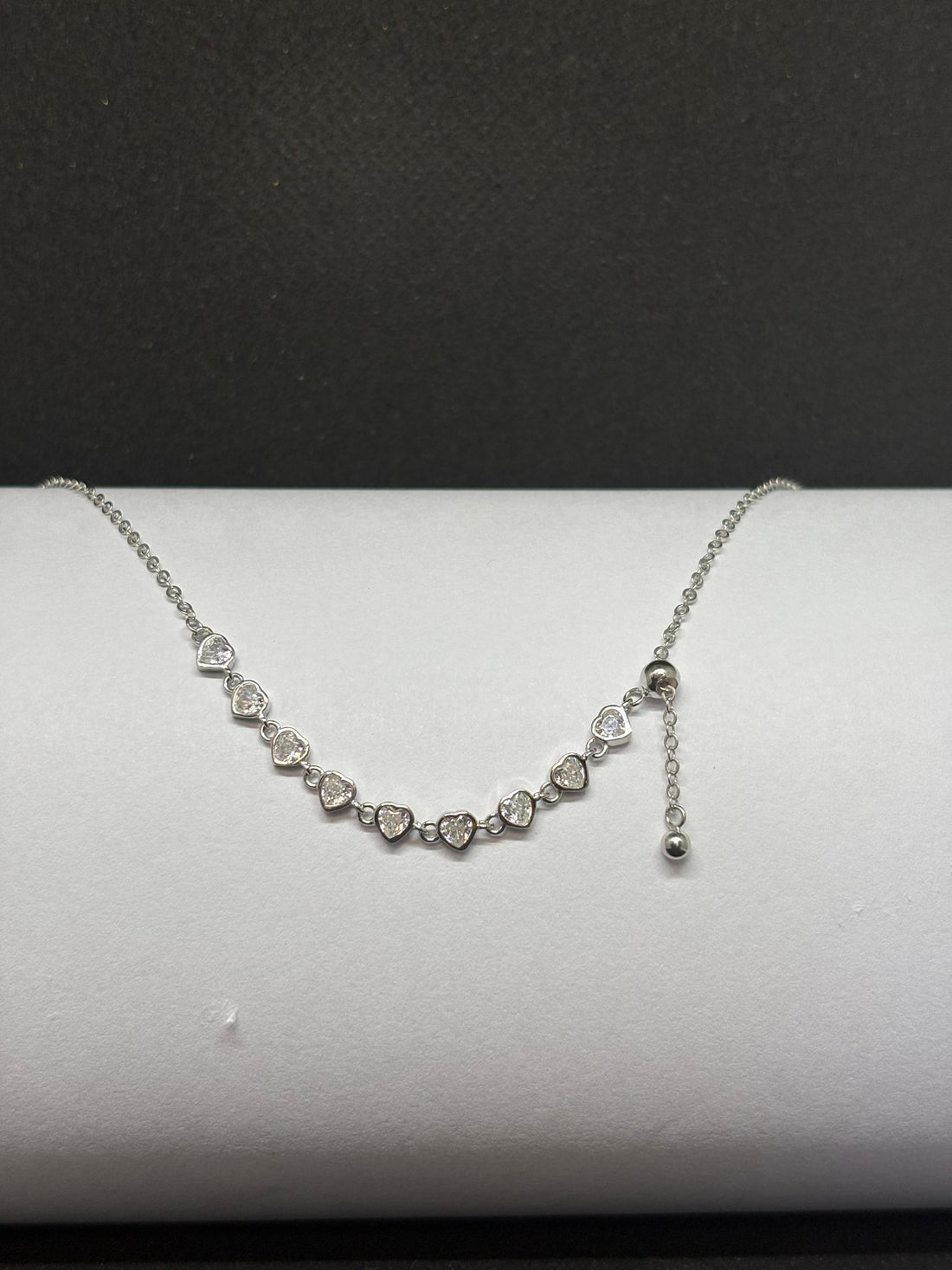 925 Silver Ultra-Lightweight Heart Necklace