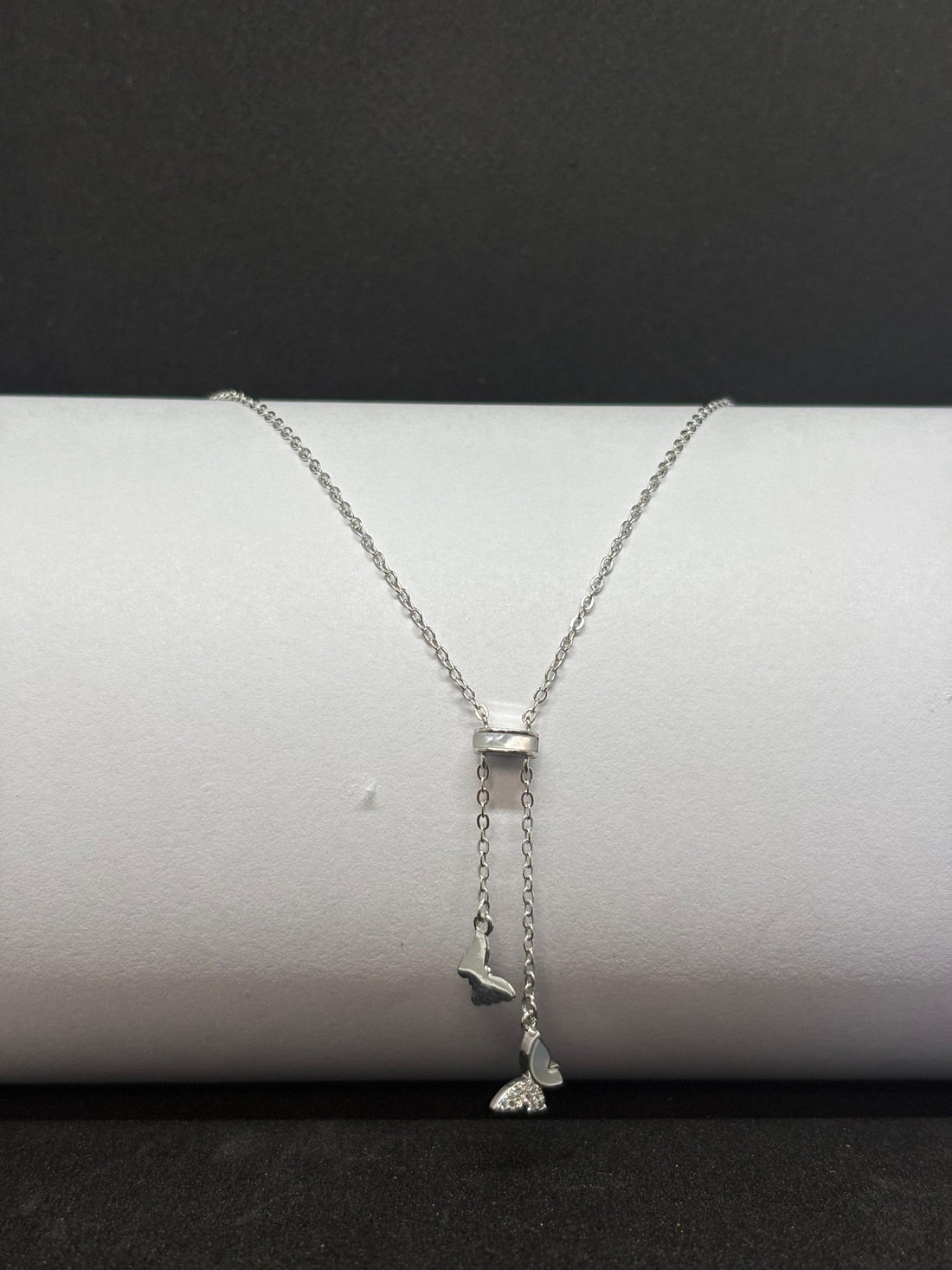 925 Silver Ultra-Lightweight Butterfly Necklace