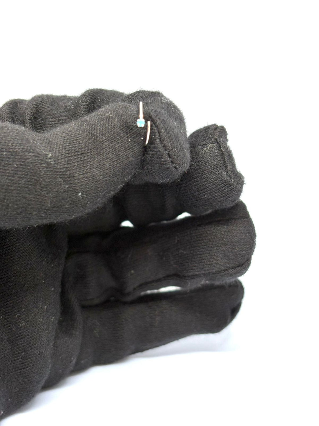 925 Silver Stone Nose Ring