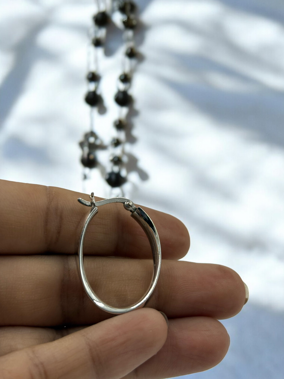925 Silver Hoop Earrings