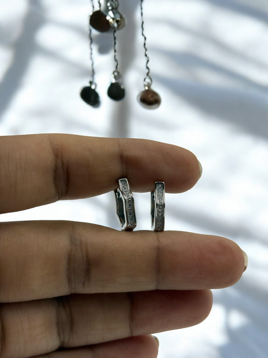 925 Silver Hoop Earrings
