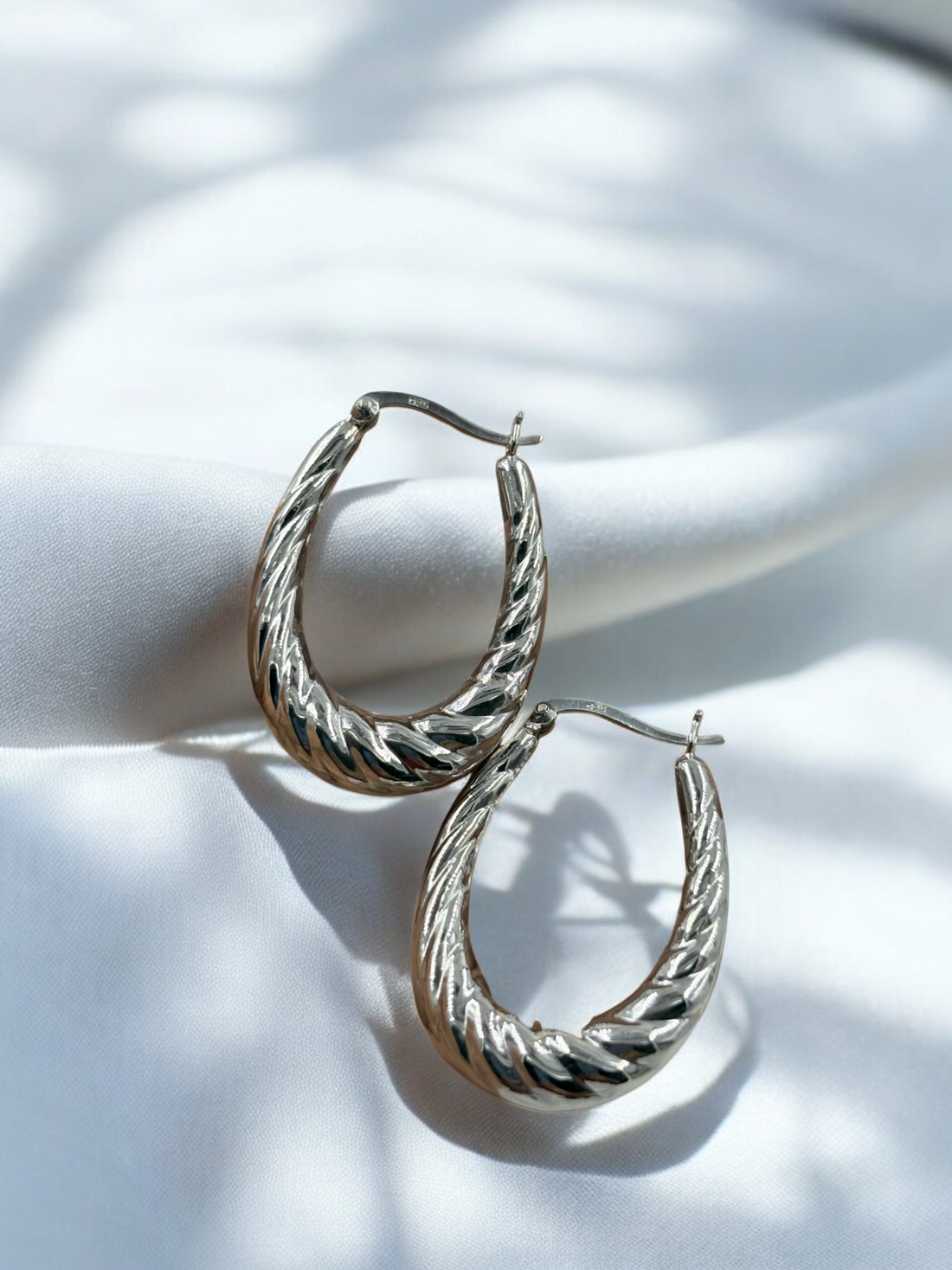 925 Silver Hoop Earrings