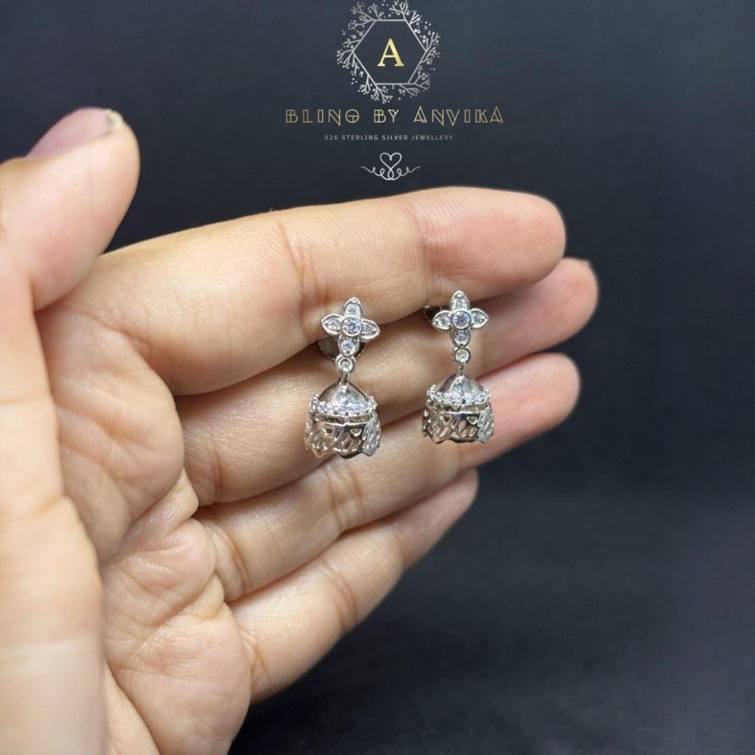 925 Silver Jhumka