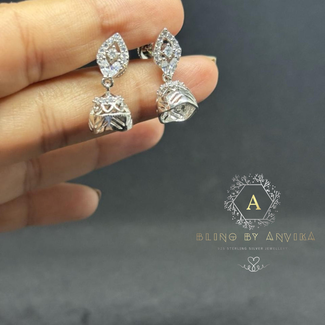 925 Silver Jhumka