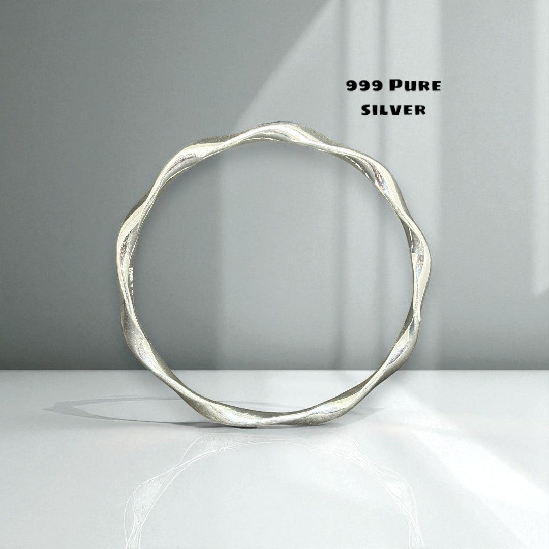 999 Silver Bangles