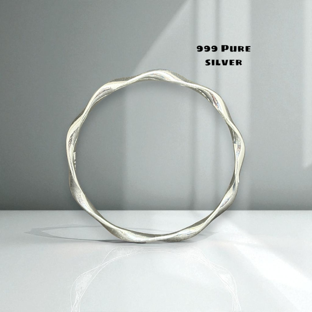 999 Silver Bangles