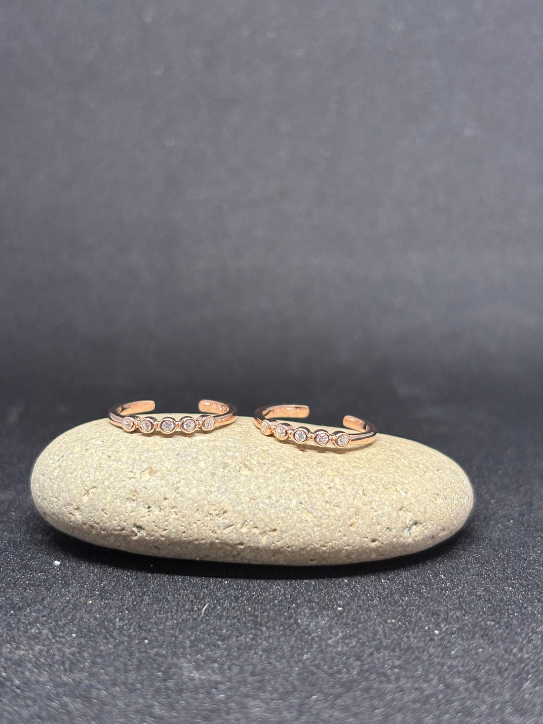925 Silver Rose Gold plated Toe Rings