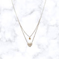 Lovely 925 silver heart pendant necklace for a classic look.
